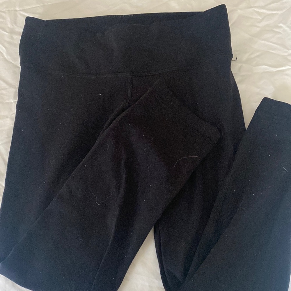 Cropped Lululemon black leggings